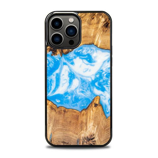 iPhone 13 Pro Max Etui na telefon z żywicy i drewna - Synergy# A34