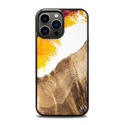 iPhone 13 Pro Max Handyhülle aus Kunstharz und Holz - Synergy#C28