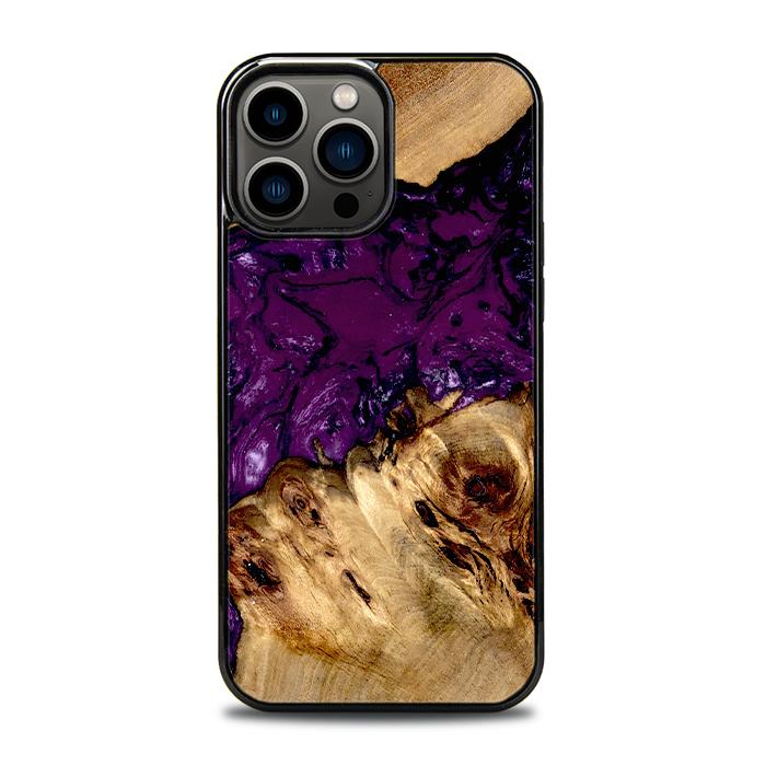 iPhone 13 Pro Max Handyhülle aus Harz und Holz - Synergy#D113