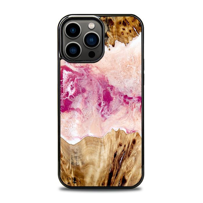 iPhone 13 Pro Max Resin & Wood Phone Case - Synergy#D119