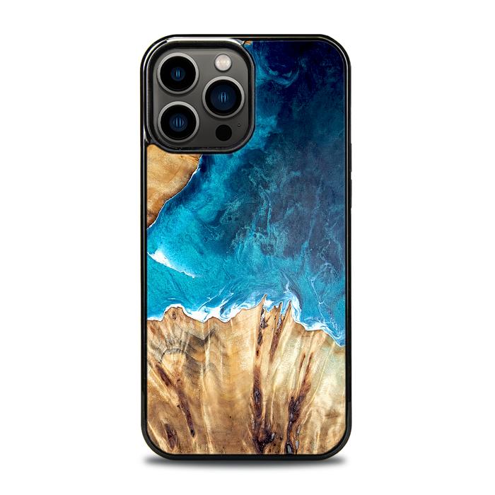 iPhone 13 Pro Max Etui na telefon z żywicy i drewna - Synergy#D126