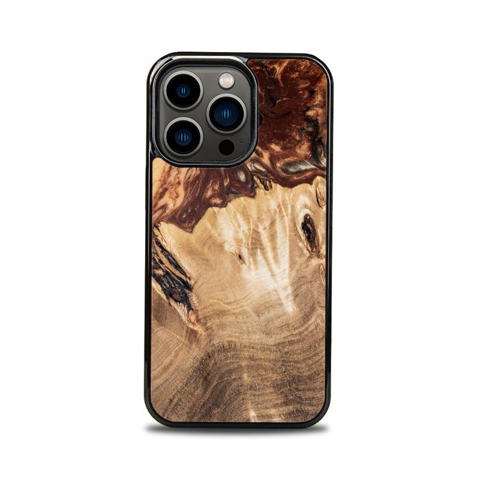 iPhone 13 Pro Etui na telefon z żywicy i drewna - SYNERGY# A100