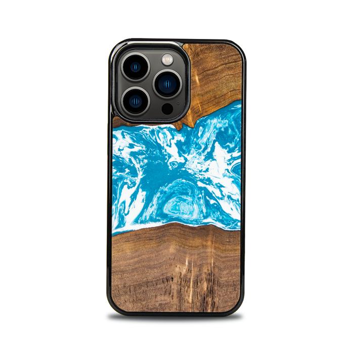 iPhone 13 Pro Etui na telefon z żywicy i drewna - SYNERGY#A7