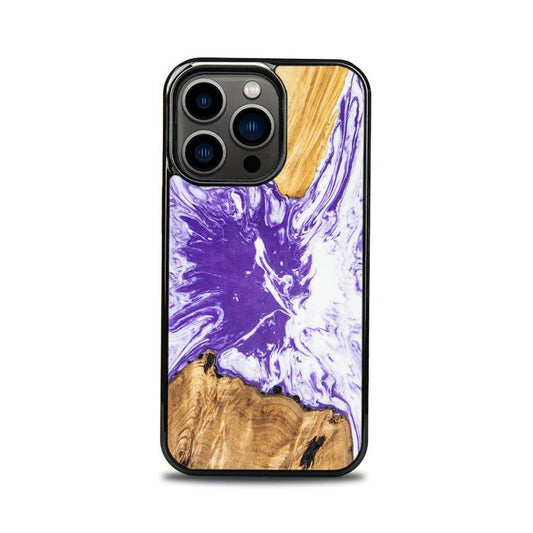 iPhone 13 Pro Handyhülle aus Kunstharz und Holz - SYNERGY# A79