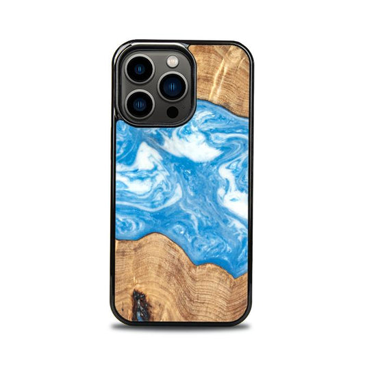 iPhone 13 Pro Handyhülle aus Kunstharz und Holz - SYNERGY#B03