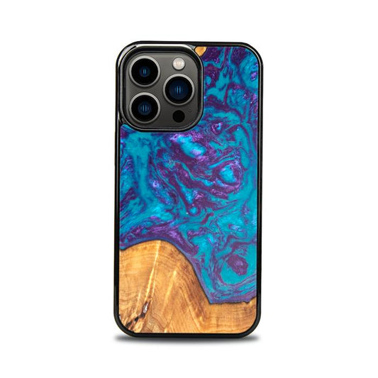 iPhone 13 Pro Resin & Wood Phone Case - Synergy#B28