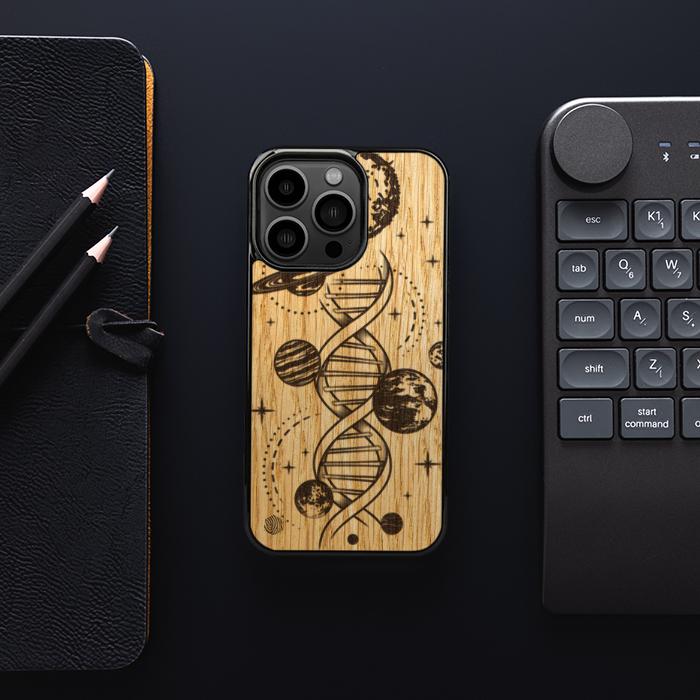 iPhone 13 Pro Wooden Phone Case - Space DNA (Oak)