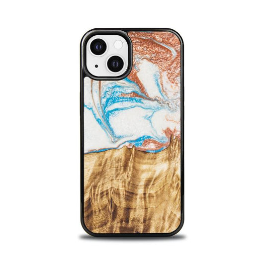 iPhone 13 etui na telefon z żywicy i drewna - SYNERGY#47