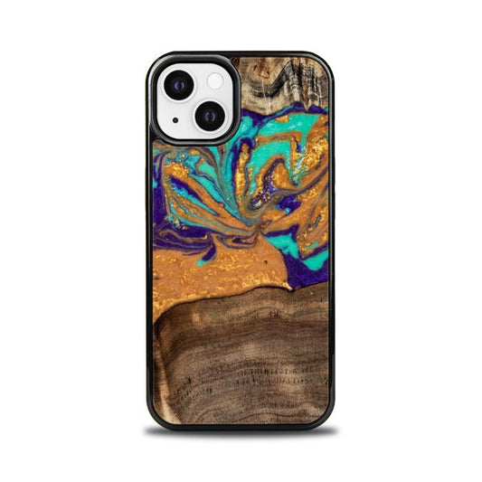 iPhone 13 Resin & Wood Phone Case - SYNERGY#A122