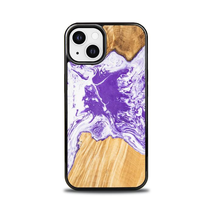 iPhone 13 etui na telefon z żywicy i drewna - SYNERGY# A80