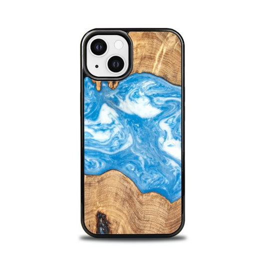 iPhone 13 etui na telefon z żywicy i drewna - SYNERGY#B03