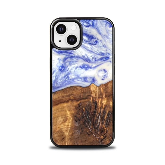 iPhone 13 etui na telefon z żywicy i drewna - SYNERGY#B04