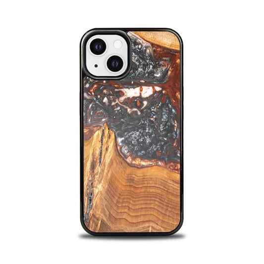 iPhone 13 etui na telefon z żywicy i drewna - SYNERGY#B37