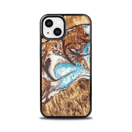 iPhone 13 Resin & Wood Phone Case - Synergy#B11