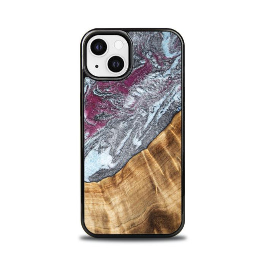 iPhone 13 Resin & Wood Phone Case - Synergy#C12