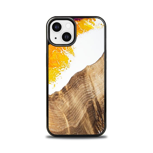 iPhone 13 Resin & Wood Phone Case - Synergy#C28
