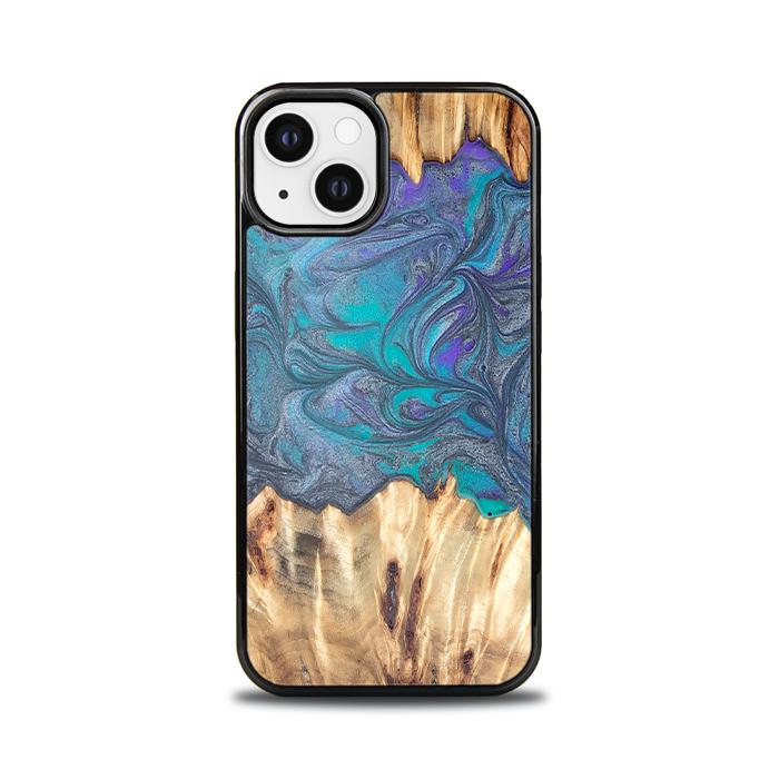 iPhone 13 Handyhülle aus Harz und Holz - Synergy#D107