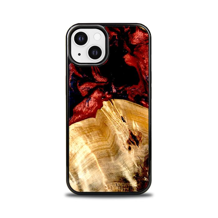 iPhone 13 etui na telefon z żywicy i drewna - Synergy#D117