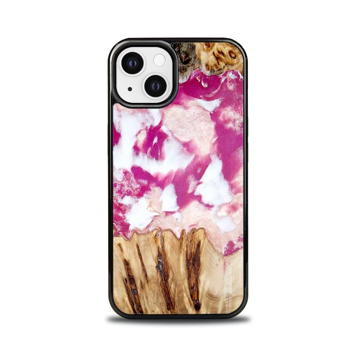 iPhone 13 etui na telefon z żywicy i drewna - Synergy#D124