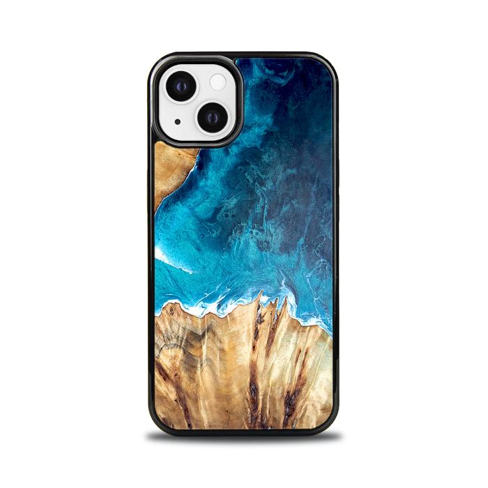 iPhone 13 etui na telefon z żywicy i drewna - Synergy#D126