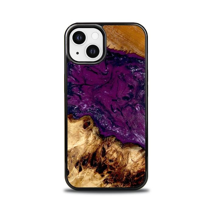 iPhone 13 etui na telefon z żywicy i drewna - Synergy#D134