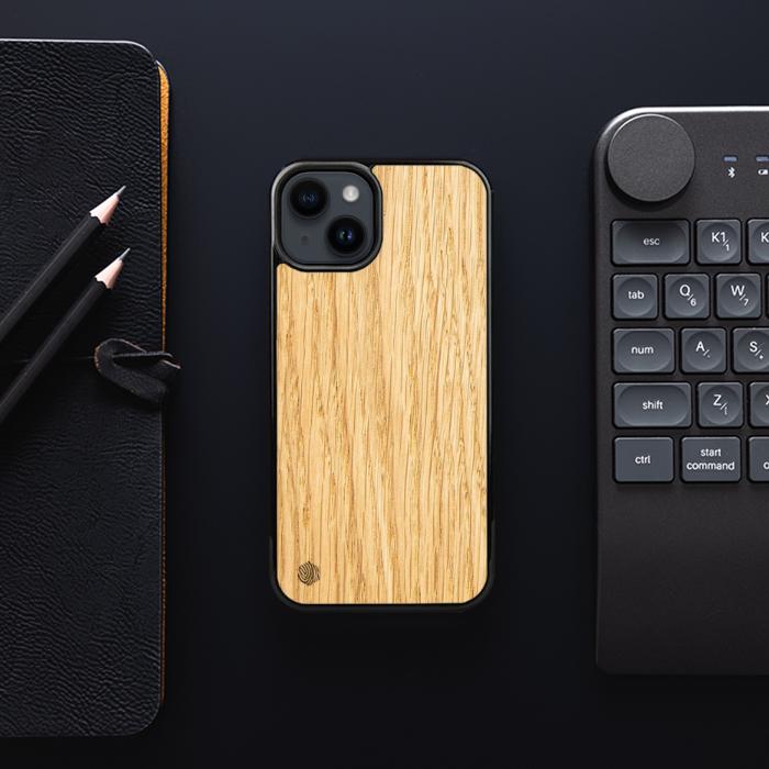 iPhone 14 Handyhülle aus Holz – Eiche