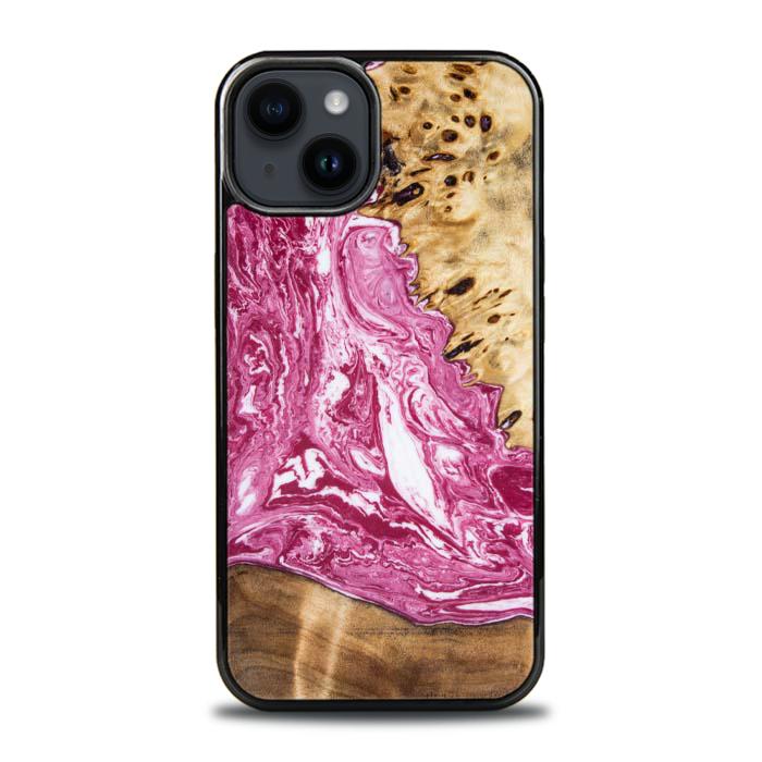 iPhone 14 Plus Etui na telefon z żywicy i drewna - SYNERGY#129