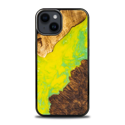 iPhone 14 Plus Etui na telefon z żywicy i drewna - SYNERGY# A12