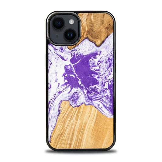 iPhone 14 Plus Etui na telefon z żywicy i drewna - SYNERGY# A80