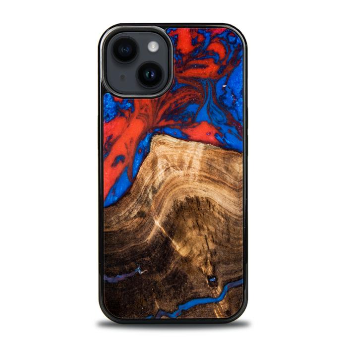 iPhone 14 Plus Etui na telefon z żywicy i drewna - SYNERGY#A82