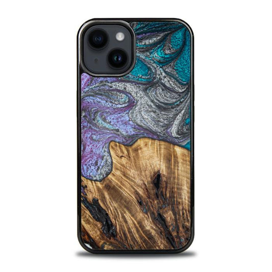 iPhone 14 Plus Etui na telefon z żywicy i drewna - SYNERGY#C47