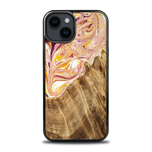 iPhone 14 Plus Handyhülle aus Kunstharz und Holz - SYNERGY#C48