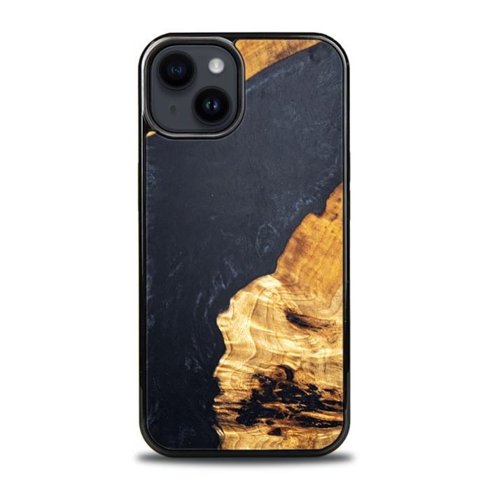 iPhone 14 Plus Etui na telefon z żywicy i drewna - Synergy#B18