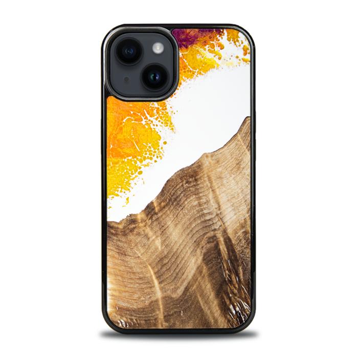 iPhone 14 Plus Handyhülle aus Kunstharz und Holz - Synergy#C28
