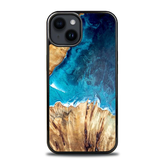 iPhone 14 Plus Etui na telefon z żywicy i drewna - Synergy#D126