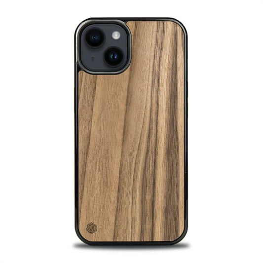 iPhone 14 Plus Handyhülle aus Holz - Nussbaum