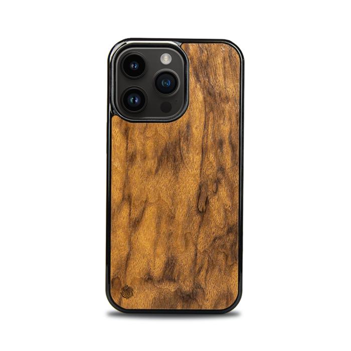 iPhone 14 Pro Handyhülle aus Holz - Imbuia