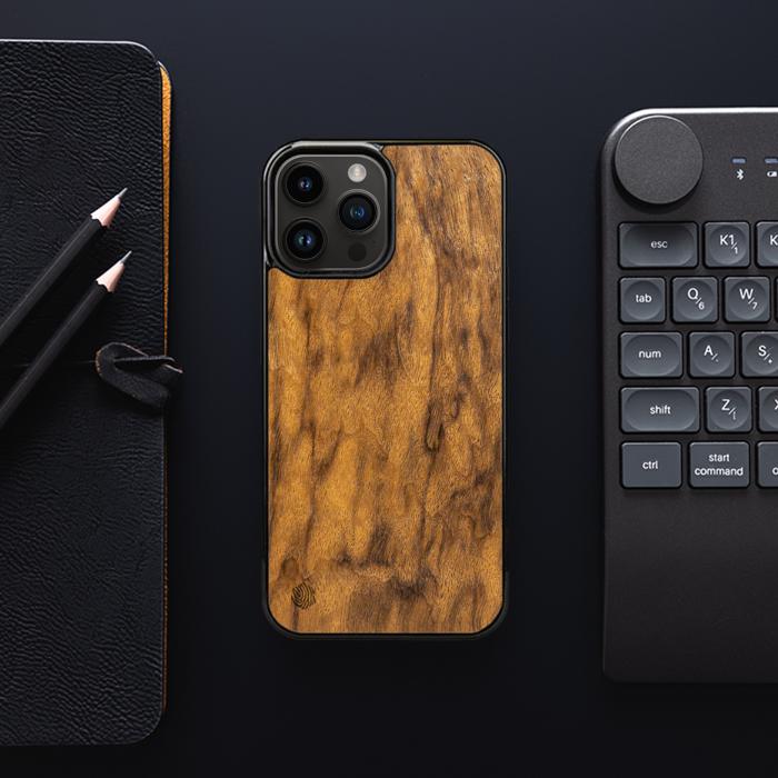 iPhone 14 Pro Max Wooden Phone Case - Imbuia