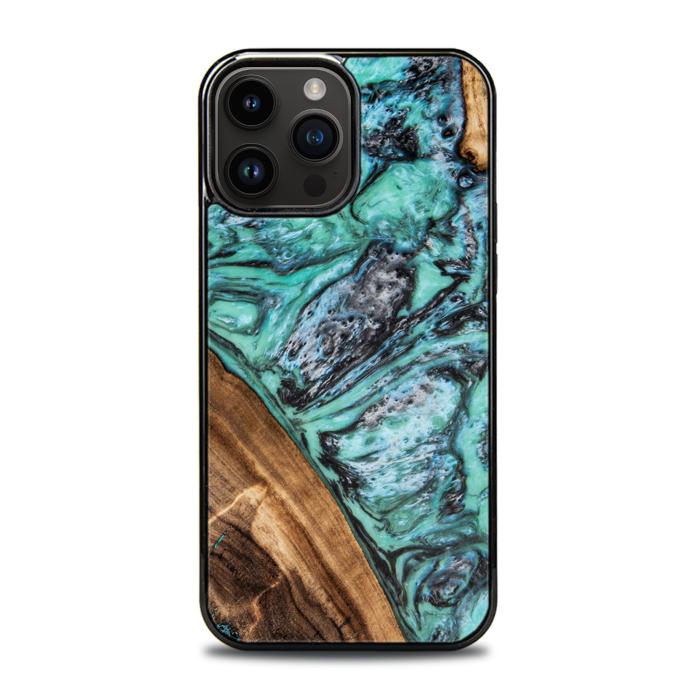 iPhone 14 Pro Max Etui na telefon z żywicy i drewna - SYNERGY#A114