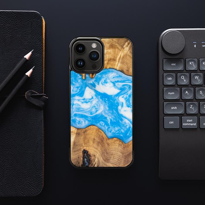 iPhone 14 Pro Max Etui na telefon z żywicy i drewna - SYNERGY#A31