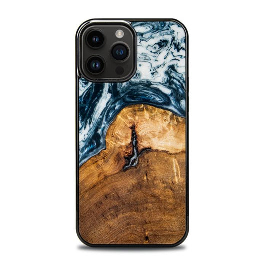 iPhone 14 Pro Max Handyhülle aus Harz und Holz - SYNERGY#A56