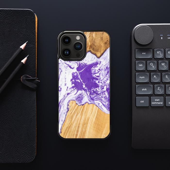 iPhone 14 Pro Max Resin & Wood Phone Case - SYNERGY#A80