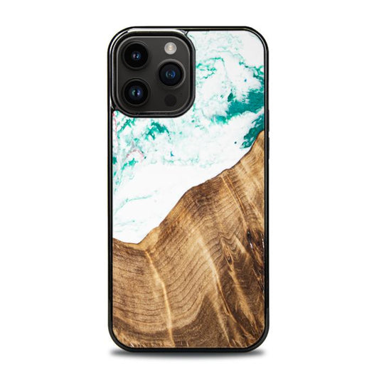 iPhone 14 Pro Max Handyhülle aus Harz und Holz - SYNERGY#C14