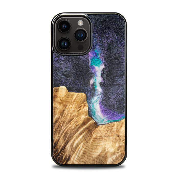 iPhone 14 Pro Max Handyhülle aus Harz und Holz - SYNERGY#C7