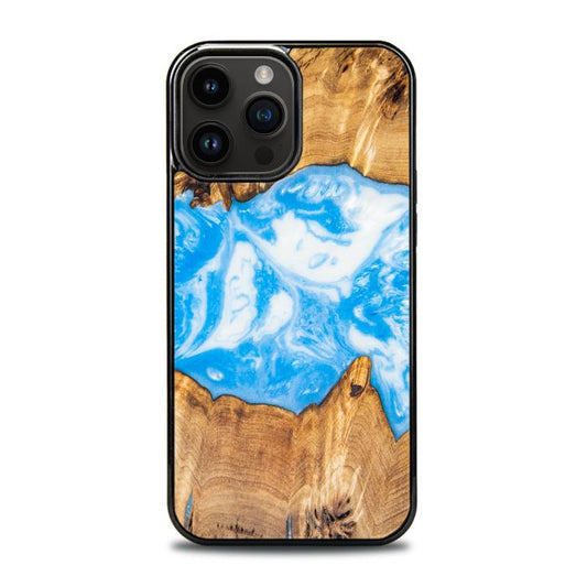 iPhone 14 Pro Max Etui na telefon z żywicy i drewna - Synergy# A34