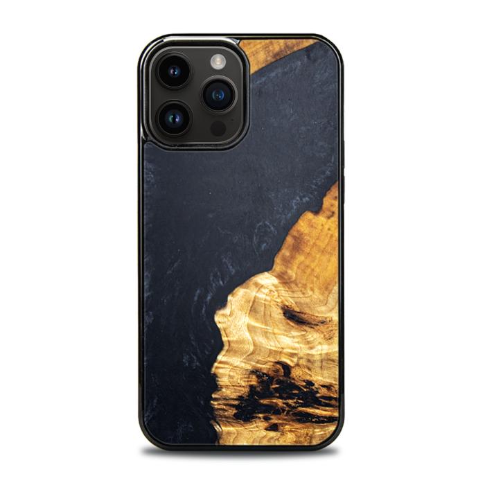 iPhone 14 Pro Max Etui na telefon z żywicy i drewna - Synergy#B18