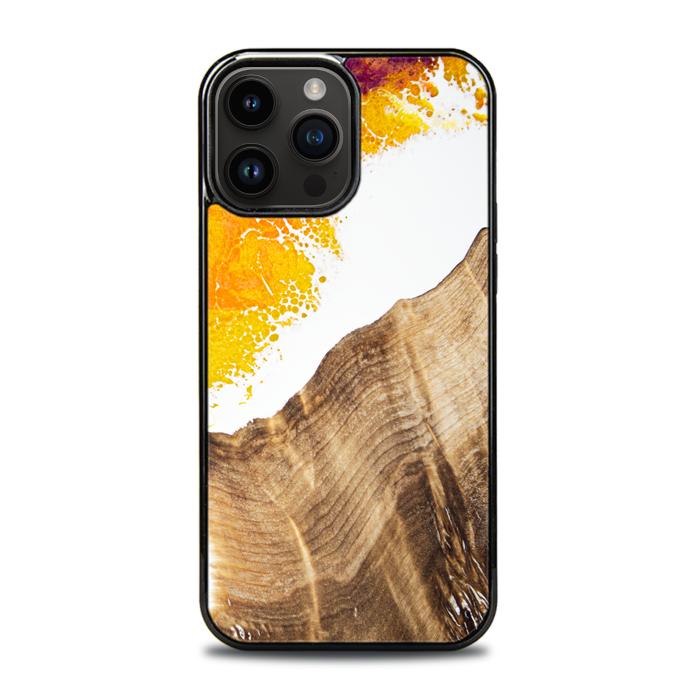 iPhone 14 Pro Max Etui na telefon z żywicy i drewna - Synergy#C28