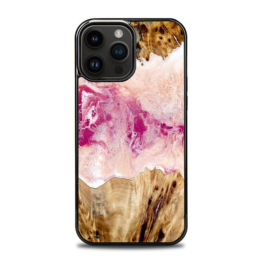 iPhone 14 Pro Max Resin & Wood Phone Case - Synergy#D119