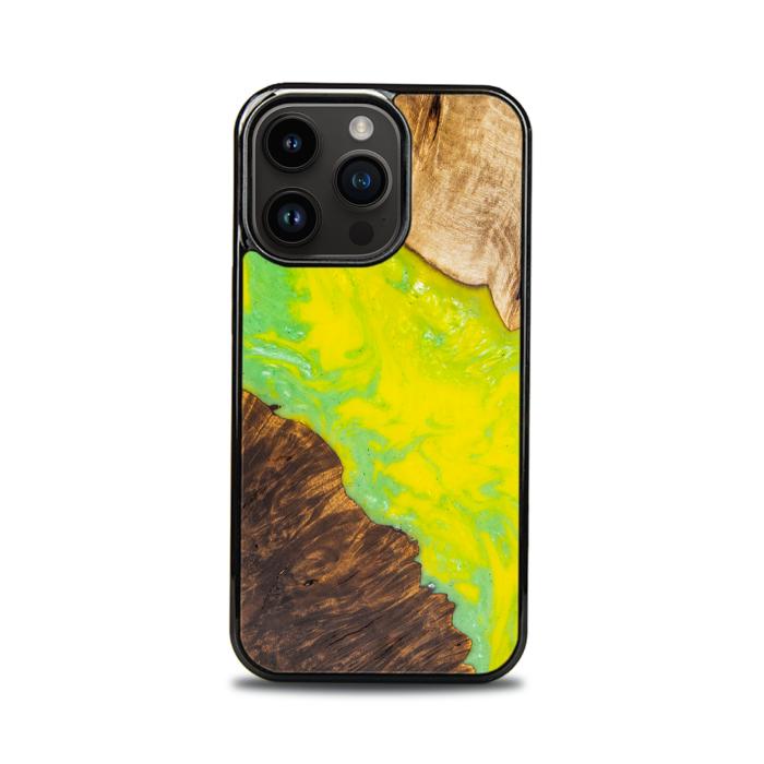 iPhone 14 Pro Etui na telefon z żywicy i drewna - SYNERGY#A14