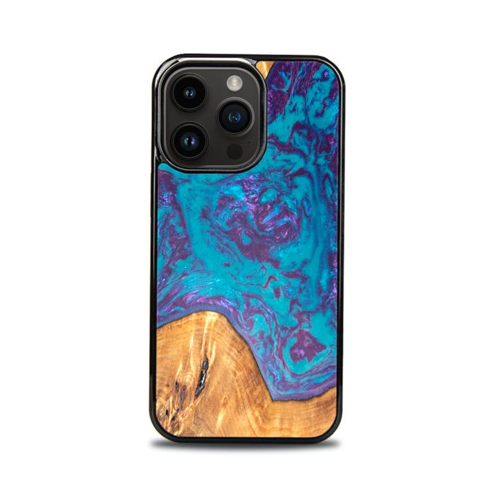 iPhone 14 Pro Etui na telefon z żywicy i drewna - SYNERGY#B25